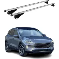 Menabo Dachträger Grundtäger für Ford Kuga mk3 2019-2025 75kg Alu Silber 2 tlg