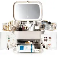 Rio-Beauty Kosmetikkoffer mit dimmbarem Touch-Spiegel RIO Ultimate Beauty Storage Box with Dimmable Mirror