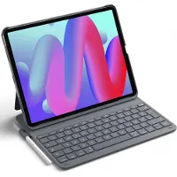 Inateck Tastatur Hülle für iPad Air 13 Zoll (2026/2025/2024), Ultraleichte Tastatur Hülle für ipad Pro 12.9 Zoll 6/5/4/3,QWERTZ,mit Stifthalter