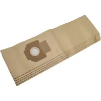 VHBW 5x Staubbeutel kompatibel mit Nilfisk-Alto SQ 8, 850-11 Staubsauger - 38cm x 22cm braun