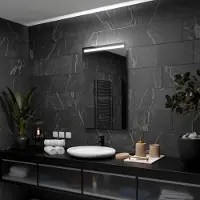 Alasta Badspiegel mit LED Beleuchtung - Giza - 60 cm, 100 cm
