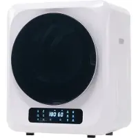 Merax Mini-Wäschetrockner Ablufttrockner mit UV-Sterilisation und LED-Display, Belüfteter Trockner mit Timer und 6 Programme, freistehend/hängend, kg