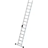 Proregal Stufen-Anlegeleiter mit Standard-Traverse 14 Stufen