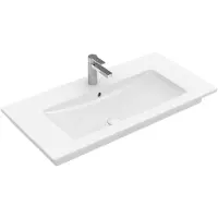Villeroy & Boch Villeroy&Boch Schrank Waschtisch Venticello 1000x500mm ohne Hahnloch Eckig Stone White C+, 4104AJRW
