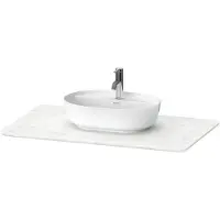 Duravit Waschtisch-Konsole Luv 98,8x59,5x2cm, a Quarz, m 1 AS, w Struk.