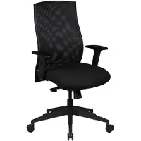 Möbelando Bürostuhl Bezug Stoff Schwarz Schreibtischstuhl Design Chefsessel Armlehne Drehstuhl Polsterung 120 kg