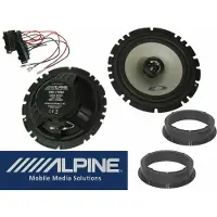DSX Alpine SXE1725 Lautsprecher Boxen Set Tür passend für VW Up Skoda Citigo Seat Mii ab 2011