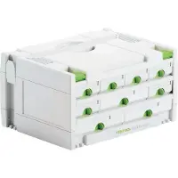 Festool SYS 3-SORT/9, Werkzeugkasten, Weiß, 295 mm, 395 mm, 210 mm, 5,1 kg