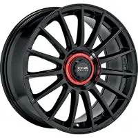 OZ RACING ALUFELGE SUPERTUR EVOLUZIONE 8.5x20 5x112 ET 45 GLOSS BLACK + RED LETTERING