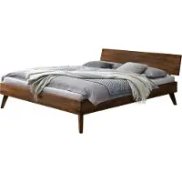 Hasena Trento Bett Ancona Nussbaum massiv 2023 100x200
