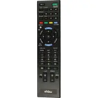 VHBW Fernbedienung kompatibel mit Sony KDL-40R473A, KDL-40R471A, KDL-40NX710, KDL-40NX500, KDL-40R470A Fernseher, TV - Ersatzfernbedienung