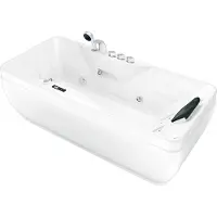 AcquaVapore Whirlpool Vollausstattung Pool Badewanne Wanne W49H-PR-SC 170x80cm mit Heizung, aktive Schlauch-Reinigung