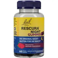 Nelsons GmbH BACHBLÜTEN Original Rescura Night Gummis Beere 60St PZN 18198936