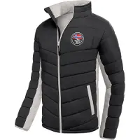 Nebulus Winterjacke GENIUS Herren, warme Outdoorjacke, praktische & vielseitige Übergangs- & Winterjacke, P5852 - Herren, schwarz-grau, L