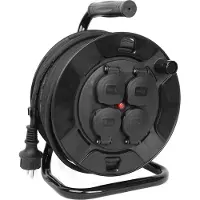 Linder Exclusiv GmbH LEX 50 m Profi Kabeltrommel Verlängerungskabel SL-019-1