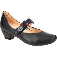 Think! Think AIDA Damenschuhe - Riemchen Pumps schwarz Elegant NEU