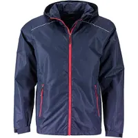 James & nicholson Sportliche, funktionale Outdoorjacke navy/red, Gr. S