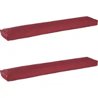 vidaXL 2025 Moderne Pallet- Kissen für Bänke 2 Stk Burgunderrot 200x40x8 cm Oxford- Gewebe - Gartenmöbelauflagen Hommie79347