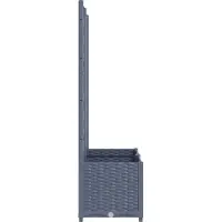 vidaXL "2026 Aktion"Garten-Pflanzgefäß/Garten-Hochbeet - CLORIS - Pflanzkasten - mit Spalier Blaugrau 80 x 40 x 136 cm PP - DEMöbel5476221