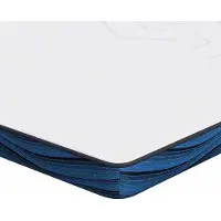 Syfax Matratzenauflage Weiß 80 x 200 cm Jacquard-Stoff
