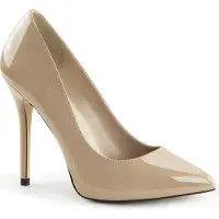 Pleaser AMUSE-20 Damen Pumps von , Beige , EU 45, US 15