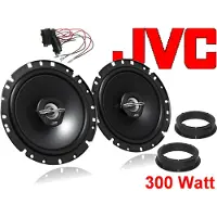 DSX JVC Lautsprecher passend für VW Jetta 4 Bj 11-16 Set Tür vorne hinten 300 W