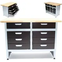 Apex Werkbank Werktisch 8 Schubladen Montagewerkbank 06256 Schubladenschrank