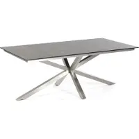 SonnenPartner Gartentisch Base-Spectra diagonal 200x100 cm Edelstahl