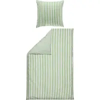 Erwin Müller Wendebettwäsche jade-weiß 1x 135x220 cm + 1x 80x80 cm