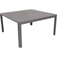 DELUKE Gartentisch KATRIN - Kunststoff, Schwarz, 149x97x75cm | Ausziehtisch Esstisch Wetterfest Outdoor Tisch