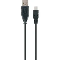 Schwaiger CK1521 533, 1 m, USB A, Mini-USB B, USB 2.0, Männlich/Männlich, Schwarz