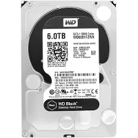 Western Digital Black, 6 TB, 7200 RPM, 128 MB, 3.5", Serial ATA III