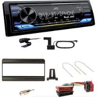 JVC KD-X472DBT Digitalradio USB MP3 AUX Einbauset für Focus Fiesta Puma Mondeo