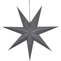 Star Trading Paper Star Ozen, Leichte Dekorationsfigur, Grau, IP20, 1 Glühbirne(n), E14, 25 W