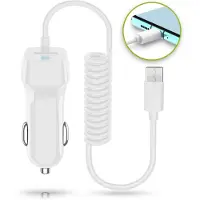 NAUC Auto Ladekabel für Samsung Galaxy A17 A56 A36 A26 A16 Ladegerät USB-C 15W Kabel, Farbe:Weiss
