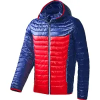 Black Crevice - Herren Isolationsjacke | Farbe: Blau/Rot | Größe: M
