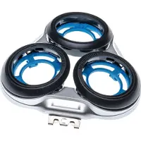 VHBW Scherkopfrahmen kompatibel mit Philips S5510, S5560, S5570, S5370, S5360, S5380, S5550, S5572, S5395, S5400, S5420, S5520, S5600 Rasierer, silber