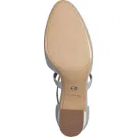 Tamaris Pumps, Absatz bis 65 mm in gold/silber/bronce, Gr. 38