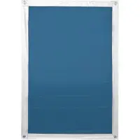 Lichtblick Dachfenster Sonnenschutz Haftfix, ohne Bohren Blau 94 cm x 11