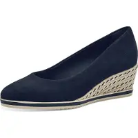 Tamaris Damen Keilpumps navy blau von Größe 36 bis 41