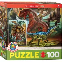 Sonstige Verlage Carnivorous Dinosaurs 100-Piec