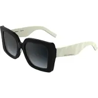 Karl Lagerfeld KL6203S Damen-Sonnenbrille Vollrand Eckig Acetat-Gestell, schwarz