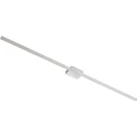 LUCANDE LED-Spiegellampe Kivana, chrom, Metall, 120cm, IP44