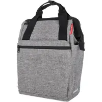 Klickfix Gepäckträgertasche ROOMY GT twist silver, 12 ltr, ca. 1000g