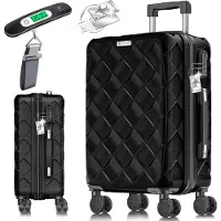 Kesser Reisekoffer ABS Hartschalenkoffer 360° Rollen, inkl. Zahlenschloss & Kofferwaage