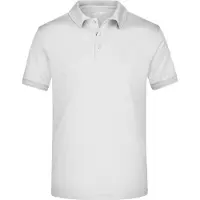 James & nicholson Funktionelles Polo für Freizeit und Sport white, Gr. XL