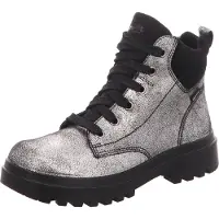 Legero Superfit Mädchen-Schnürstiefelette ABBY Silber, Farbe:multicolor, EU Größe:36
