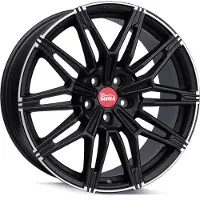 Mam 19 Zoll MAM B3N 5x120 ET35 Alufelgen MATT BLACK LIP POLISH
