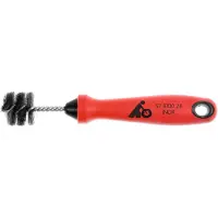 Lessmann Fittingbürste gewellter INOX-Draht