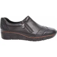 Rieker Damen Businessschuhe 53761-00 Farbe: Schwarz Größe: 38